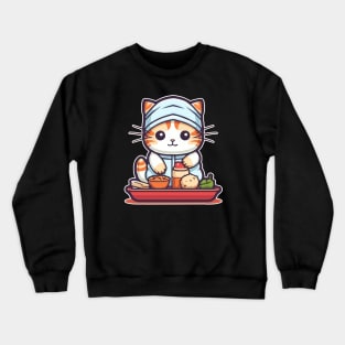 Sushi Cat Cute Crewneck Sweatshirt